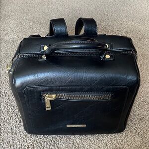 BCBGeneration Black Backpack with Gold Accents